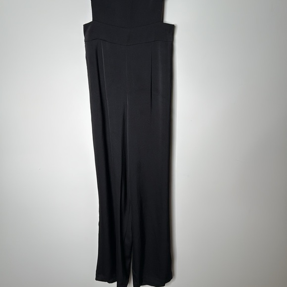 Express size 0 black jumpsuit with open back - Picture 4 of 6